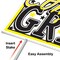 6 Pack Bulk Plastic Yellow Congrats Grad Graduation Party Yard Sign